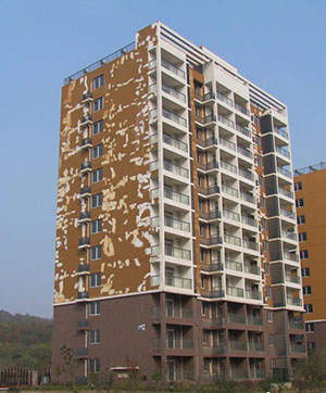 高层建筑外墙瓷砖脱落